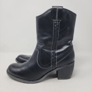 Hush Puppies Rustique Western Boots Waterproof size 7 Leather upper waterproof